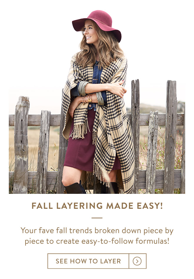 Fall layering made easy.